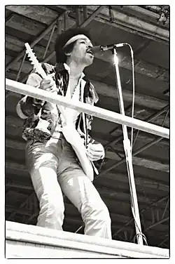 Der Auftritt von Jimi Hendrix