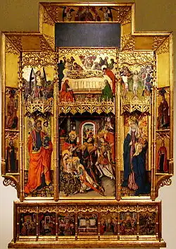 Anbetungsretabel, Barcelona, Museu Nacional d’Art de Catalunya