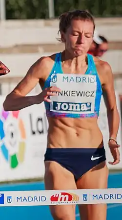 Joanna Linkiewicz Rang sieben in 56,25&nbsp;s