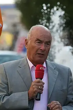 Jörg Schönbohm 2009 bei einer Wahlkampfveranstaltung der CDU in Berlin-Tegel