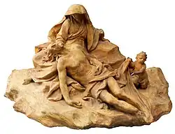 Modell einer Pietà von Johann Baptist Hagenauer