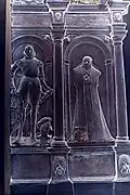 Epitaph des Johann Friedrich Graf zu Hardegg und seiner Gemahlin Elisabeth de Monesis 1575