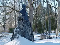 Grabdenkmal von Johann Köler auf dem Friedhof von Suure-Jaani