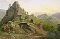 Burg und Toranlage Gymnicher Porz um 1830