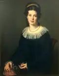 Doppelporträt von Friedrich und Therese Platzhoff, geb. Bemberg, 1817 gemalt von Heinrich Kolbe, Von-der-Heydt-Museum