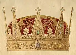 Krone für den norwegischen Kronrinzen (1846)