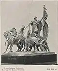 Quadriga auf dem nördlichen Eckpavillon