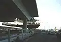 Johanneshovsbron im Bau 1984