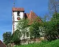 Ostseite der Johanneskirche in Grüntal