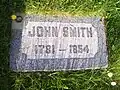 Grabstein von John Smith