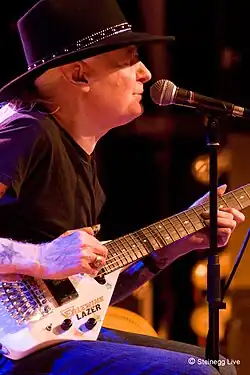 Johnny Winter 2008 beim Steinegg Live Festival in Südtirol / Italien