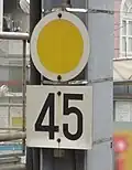 Langsamfahrt beginnt
