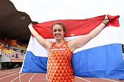 Jorinde van Klinken erzielte 54,33&nbsp;m und schied damit&nbsp;aus