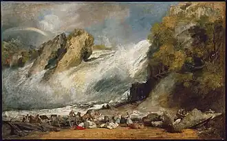 Fall of the Rhine at Schaffhausen, um 1805/1806, William Turner, Museum of Fine Arts, Boston