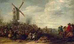 Schlacht bei der Windmühle von Joseph Parrocel (2.&nbsp;Hälfte des 17.&nbsp;Jahrhunderts)