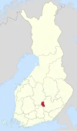 Lage von Joutsa in Finnland