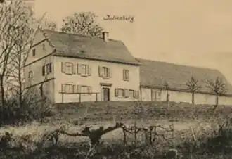 Julienberg nach einer Ansichtskarte von 1909