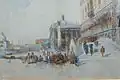 Venedig, Aquarell von Julius Hitzel, 1894