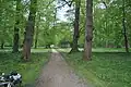 Barocke Hauptachse im Park Juliusruh von 1844