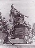 Jung-Bismarck-Denkmal bei der Rudelsburg (1896)