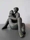 Bozetto zum Bronzeguss Junges Paar 1984