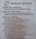 Berühmte Justinger-Denkmal