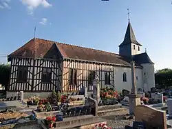 Nordseite der Kirche