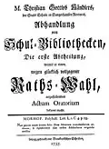 Schulbibliothek als öffentliche Einrichtung