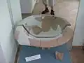 Römische Tonschüssel zur Käseherstellung