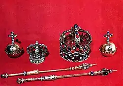 Kronjuwelen von König August III. von Sachsen und Königin Maria Josepha von Österreich.