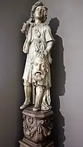 Mühlengasse Haus des Kaufmanns W. Peter, Treppenpfosten aus dem Jahr 1620