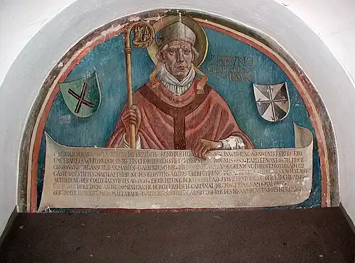 Darstellung des Erzbischofs Brun in St. Andreas in Köln