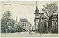 Sachsenring – mit der im Zweiten Weltkrieg zerstörten altlutherischen Kirche (1906)