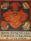 Wappen der Königsegg im Kreuzgang des Konstanzer Münsters