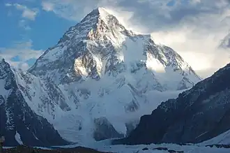 Der K2 von Süden