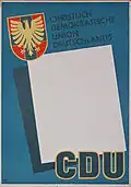 Rahmenplakat leer