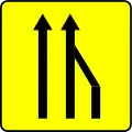KD10a: Einengungstafel (eine Spur)