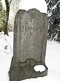 Ganzmeilenstein im Holzhauer Forst (Kalkstr. / Töpferwald)