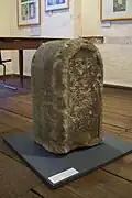 Reststück Abzweigstein Zschocken auf Burg Schönfels