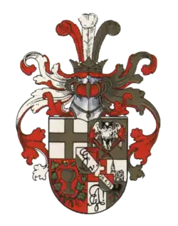 Barockes Wappen des KStV Frankonia-Straßburg