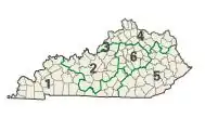 Kentucky: Kongress-Wahlkreise