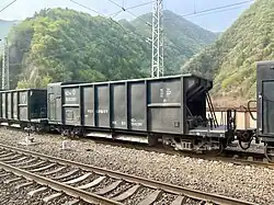 Güterzug in Yanjiahe, Shaanxi (2024)