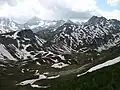 Ostrücken der Kälbelesspitze mit Hochvogel