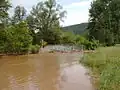 Mai 2006 in Niedersteinbach Durchfluss zum Zeitpunkt: ca. 35 m³/s[18] weitere Bilder