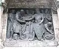 Relief auf der Westseite
