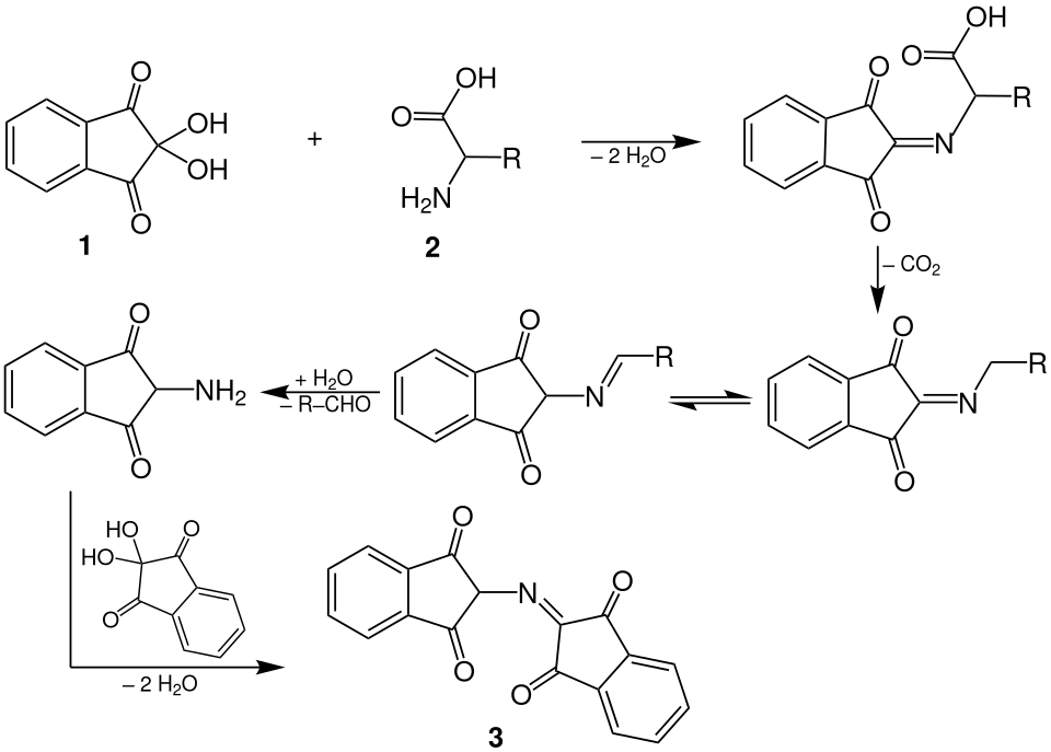 Kaiser-Test Reaktionsschema