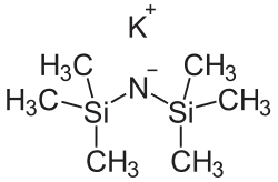 Strukturformel von Kalimhexamethyldisilazid