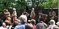 Die Kaltenberger Moriskentanzgruppe auf dem Kaltenberger Ritterfest im Jahr 2005