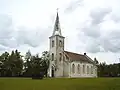 Lutherische Kirche von Kalupe (Gemeinde Rožkalni), erbaut von 1935 bis 1940