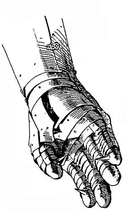 Kampf-Panzerhandschuh, von Wendelin Boeheim